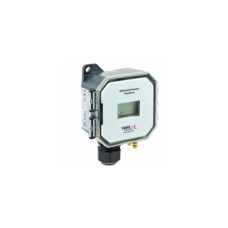 Diff.pressure sensor, 0.1-10 "W.C., LCD